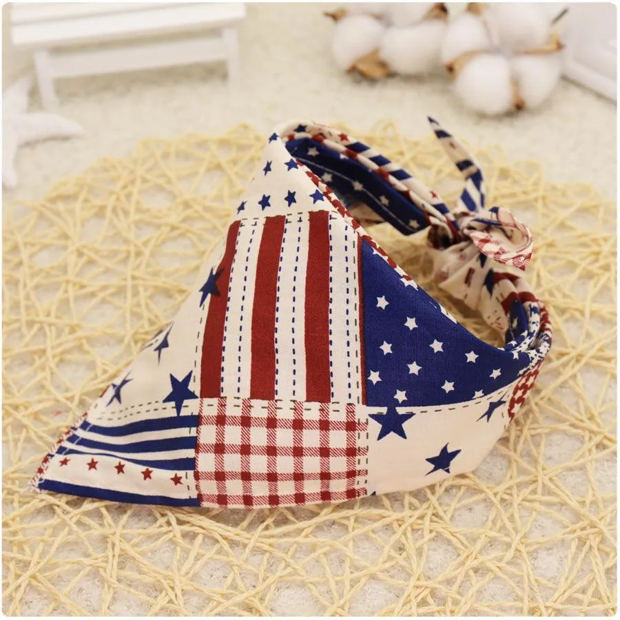 10PCS Baby Cartoon Lace Lotton Triangle Scarf Bibs Baby Accessories Wholesale