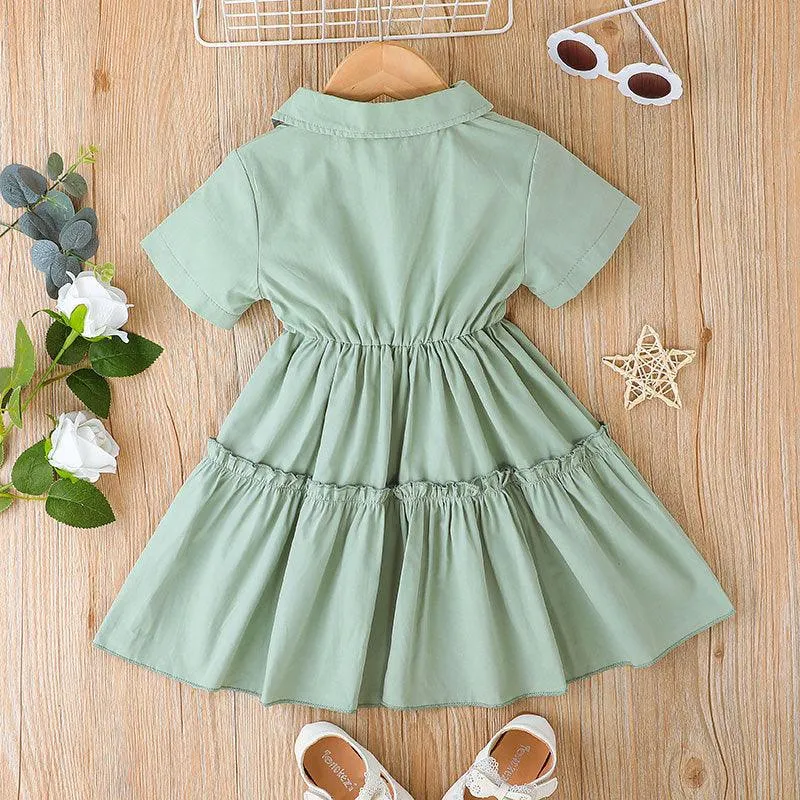 18months-6years Toddler Girl Dresses Girls Summer Dress Wholesale Little Girl Clothing