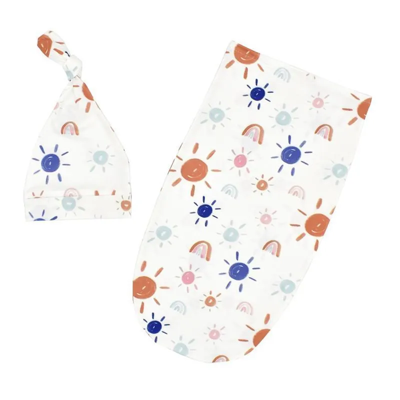 2-piece Baby Sleeping Bag Cap Set