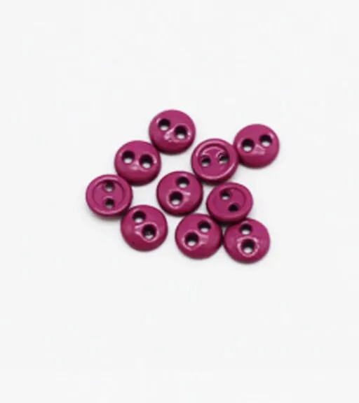 30 Pcs 3 mm 4 mm Doll Buttons - Micro Buttons - Miniature Tiny  Buttons - Botones - Round Sewing Buttons for Doll Clothes Making Supplies