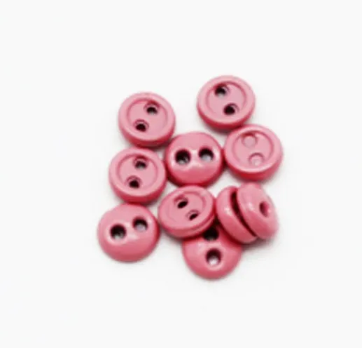 30 Pcs 3 mm 4 mm Doll Buttons - Micro Buttons - Miniature Tiny  Buttons - Botones - Round Sewing Buttons for Doll Clothes Making Supplies