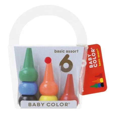 Aozora Baby Colour Crayon [6 crayons]