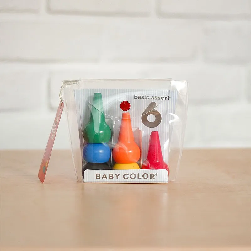 Aozora Baby Colour Crayon [6 crayons]