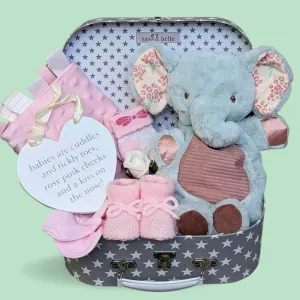 Baby Girl Hamper Trunk - Little But Fierce