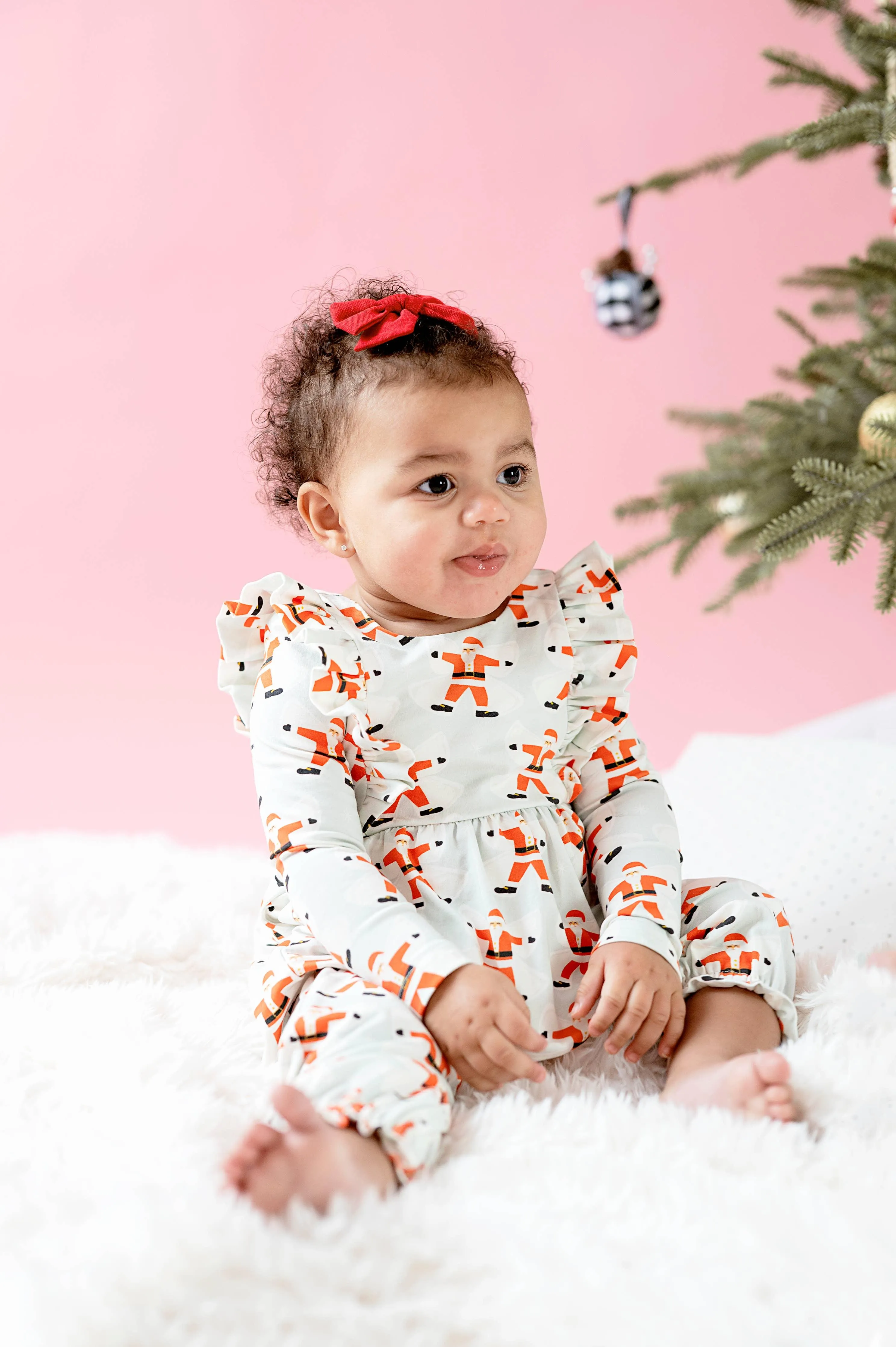 Baby Girl Jumpsuits and Rompers | Santa Angels | Ollie Jay