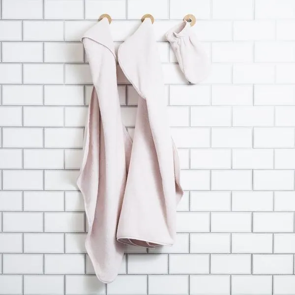 Baby Mori Hooded Towel in Grey