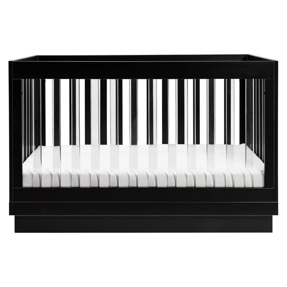 Babyletto Harlow Acrylic 3-in-1 Convertible Crib with Toddler Bed Conversion Kit