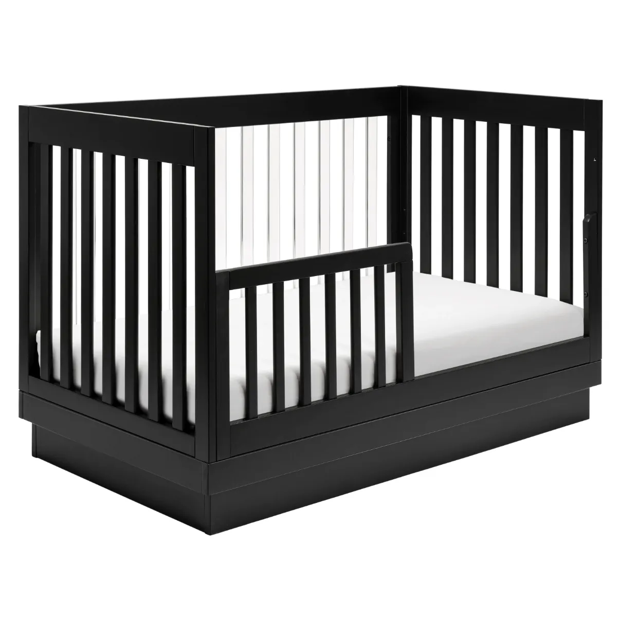 Babyletto Harlow Acrylic 3-in-1 Convertible Crib with Toddler Bed Conversion Kit