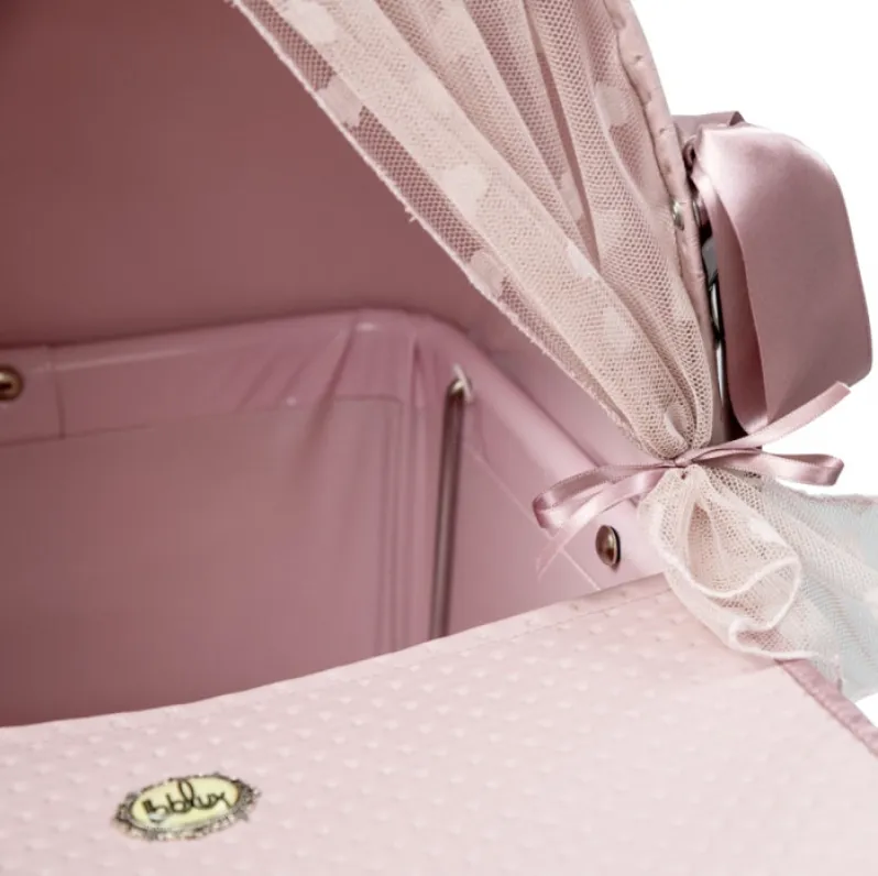 Bebelux 'Sweet Love' Pink Doll's Pram & Bag