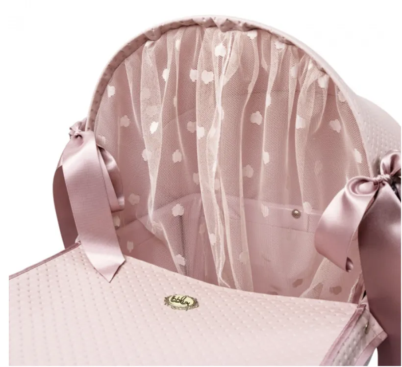 Bebelux 'Sweet Love' Pink Doll's Pram & Bag