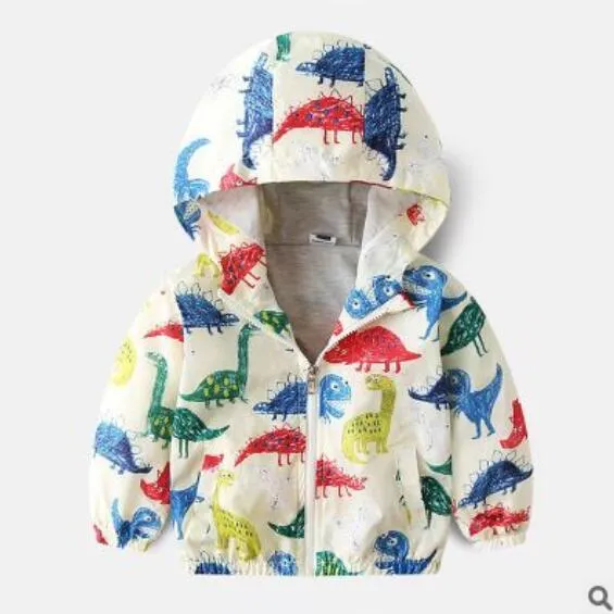 Boy jacket casual hooded jacket