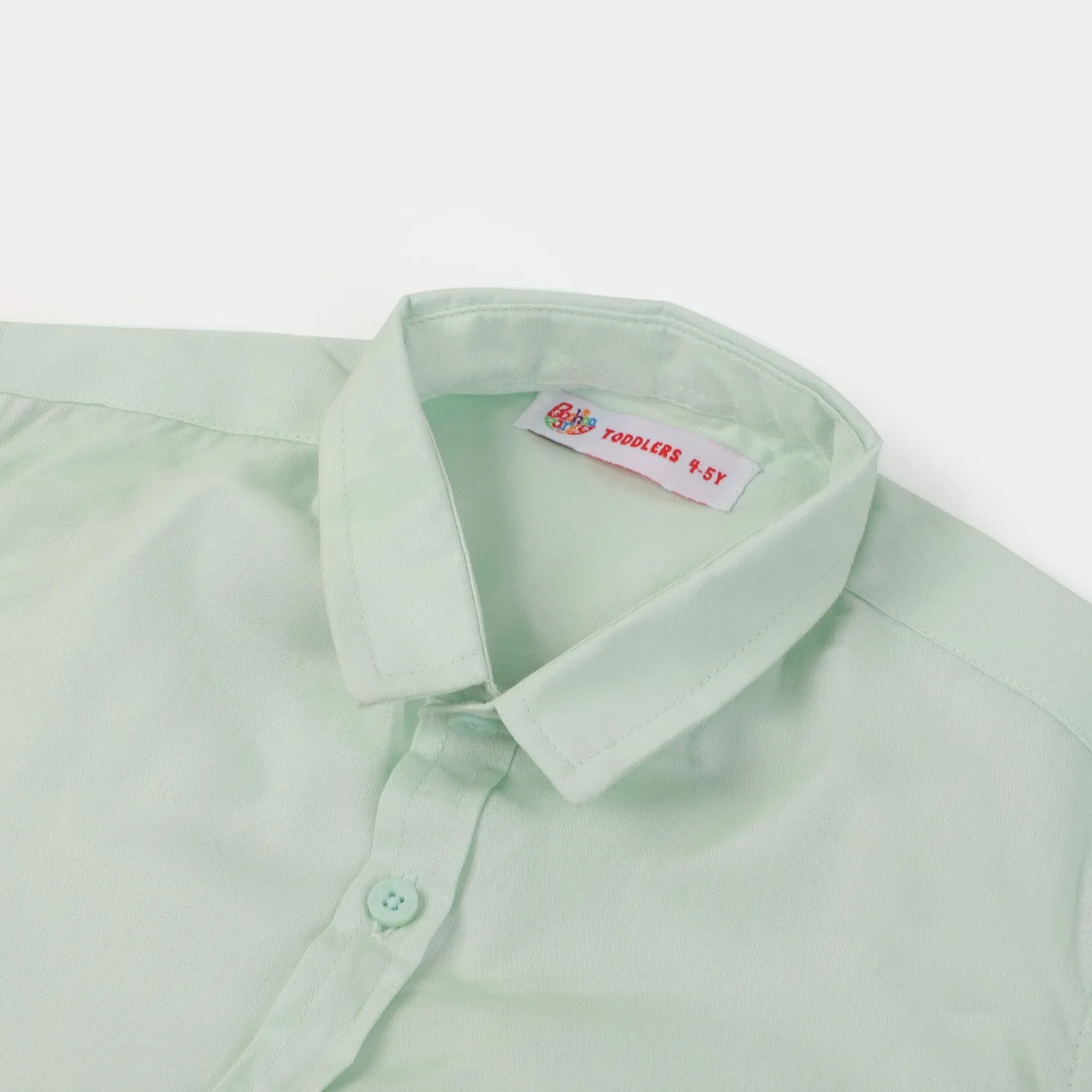 Boys Cotton Casual Shirt Dip n Dye | Mint Green