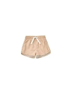 Boys Swimwear | Shorts- Melon Gingham | Quincy Mae