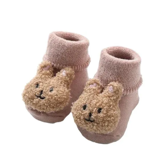 Bunny Baby Anti Slip Socks Pink