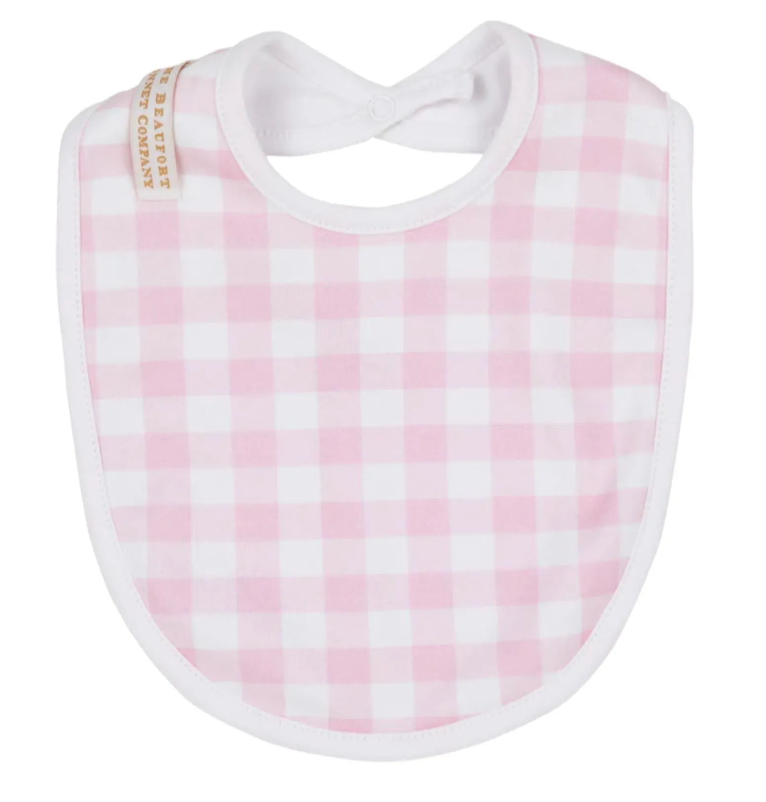 Burp Me Bib - Palm Beach Pink Gingham