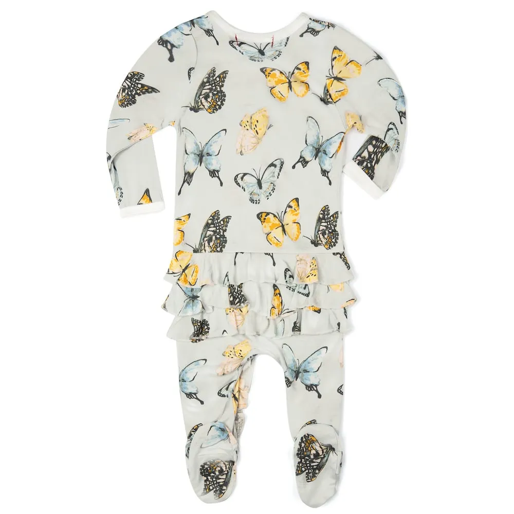 Butterfly Footed Romper