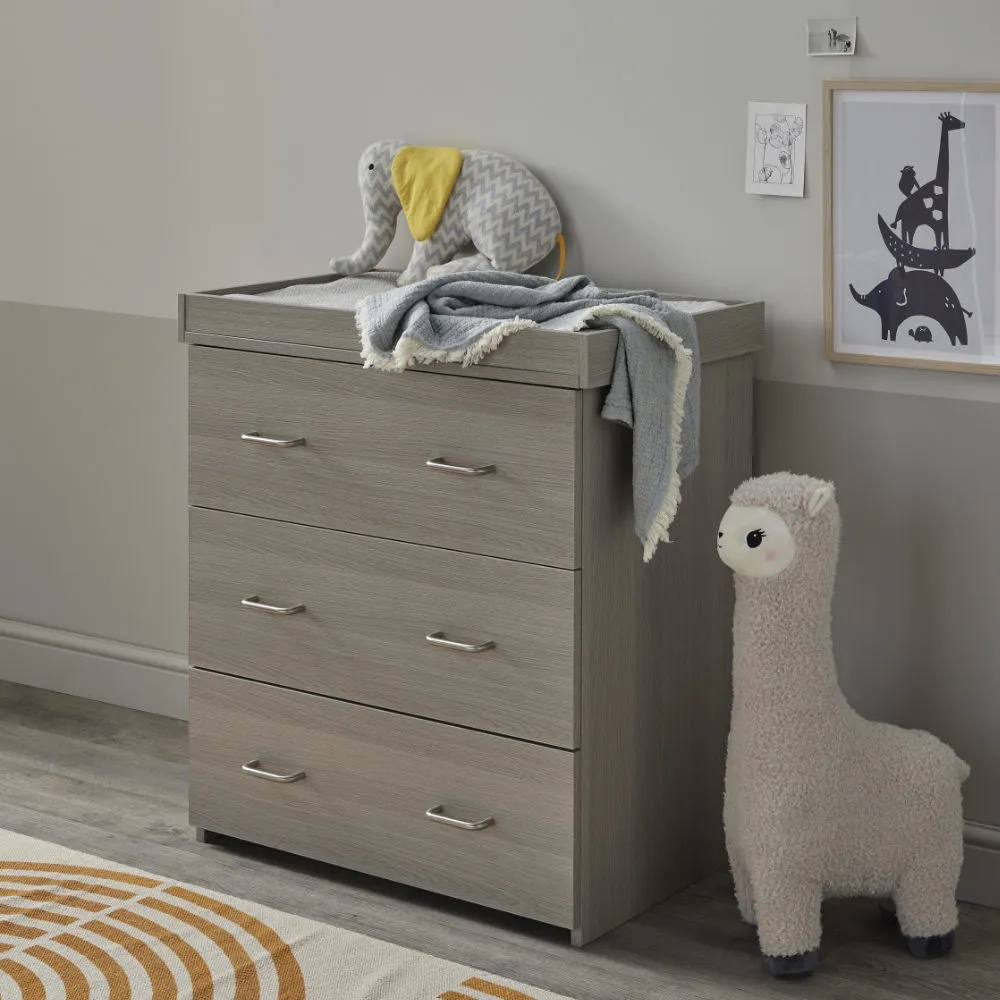 Caro 3 Piece Room Set - Grey Wash