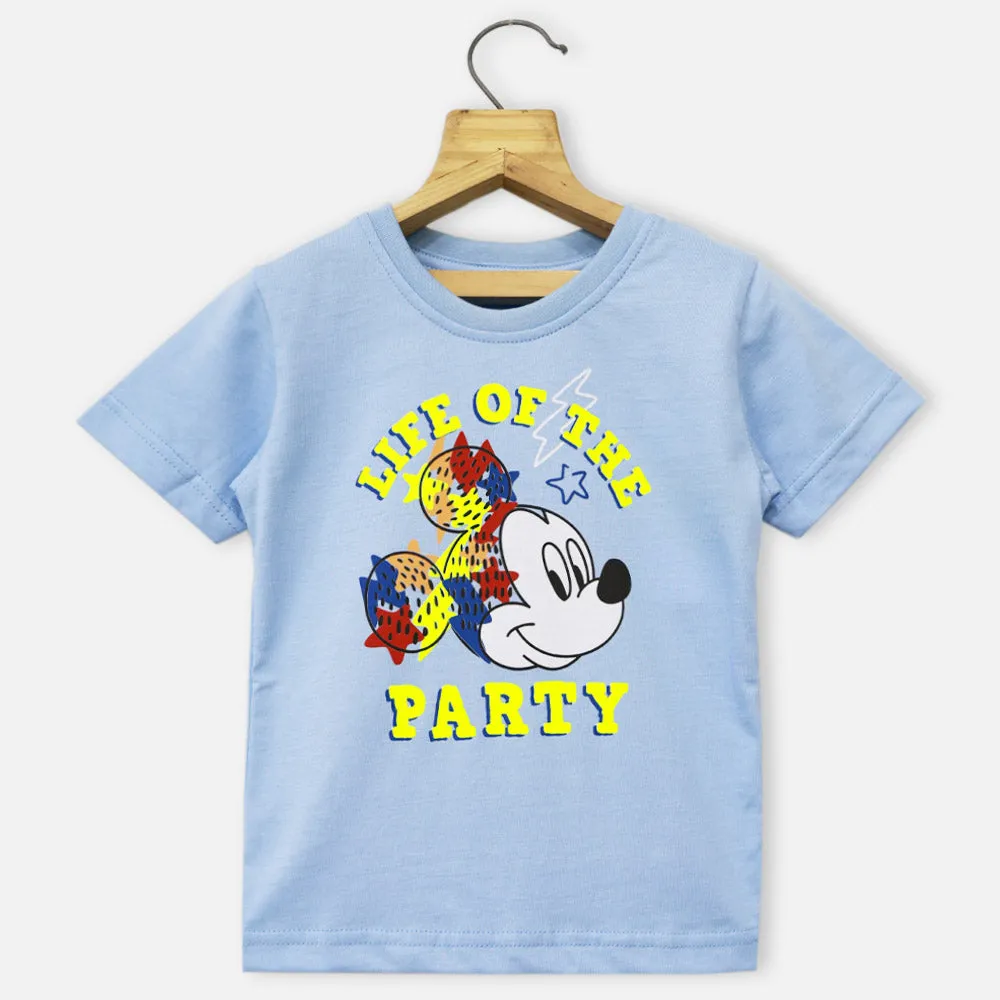 Cartoon Theme Half Sleeves T-Shirt