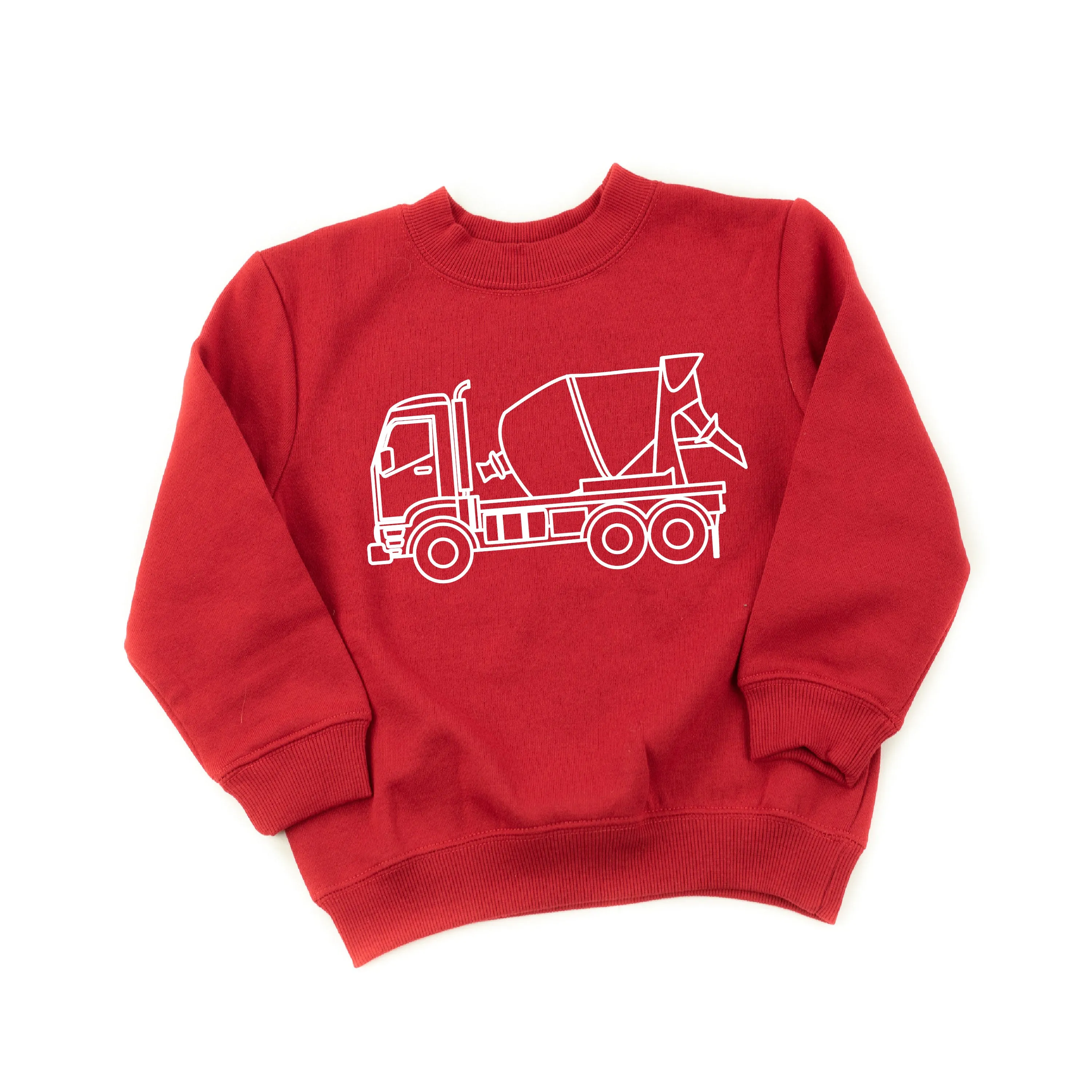 CEMENT TRUCK - Minimalist Design - Child Sweater