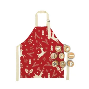 Christmas Apron and Stamp Set