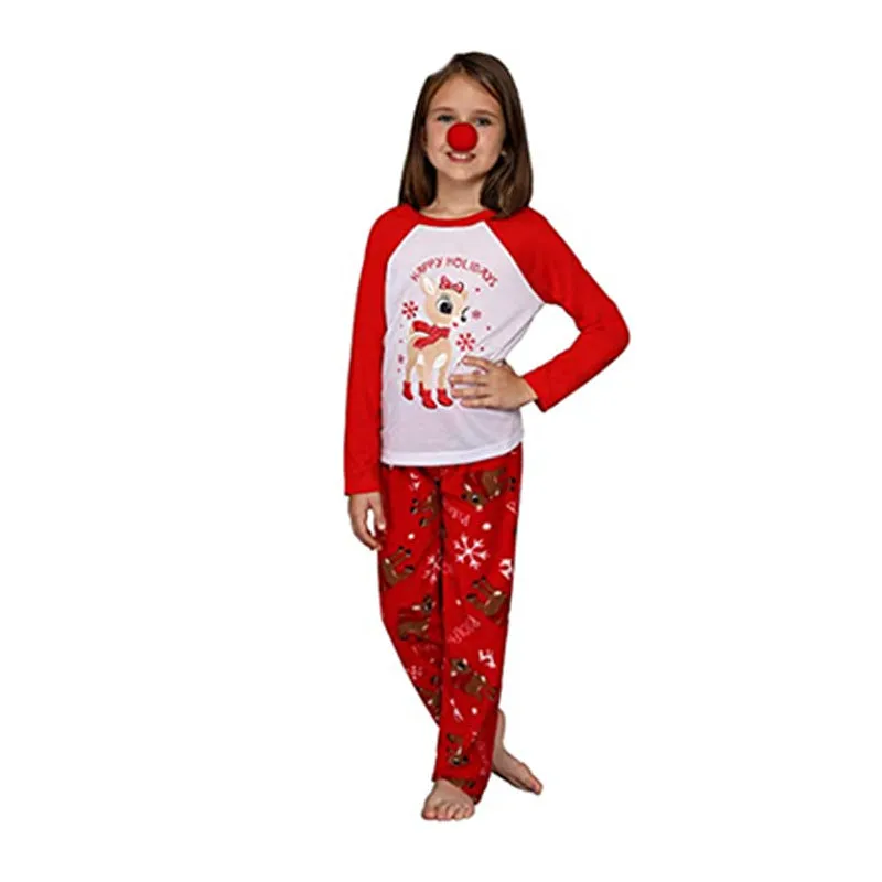 Christmas Family Suit Pajamas In Europe And America