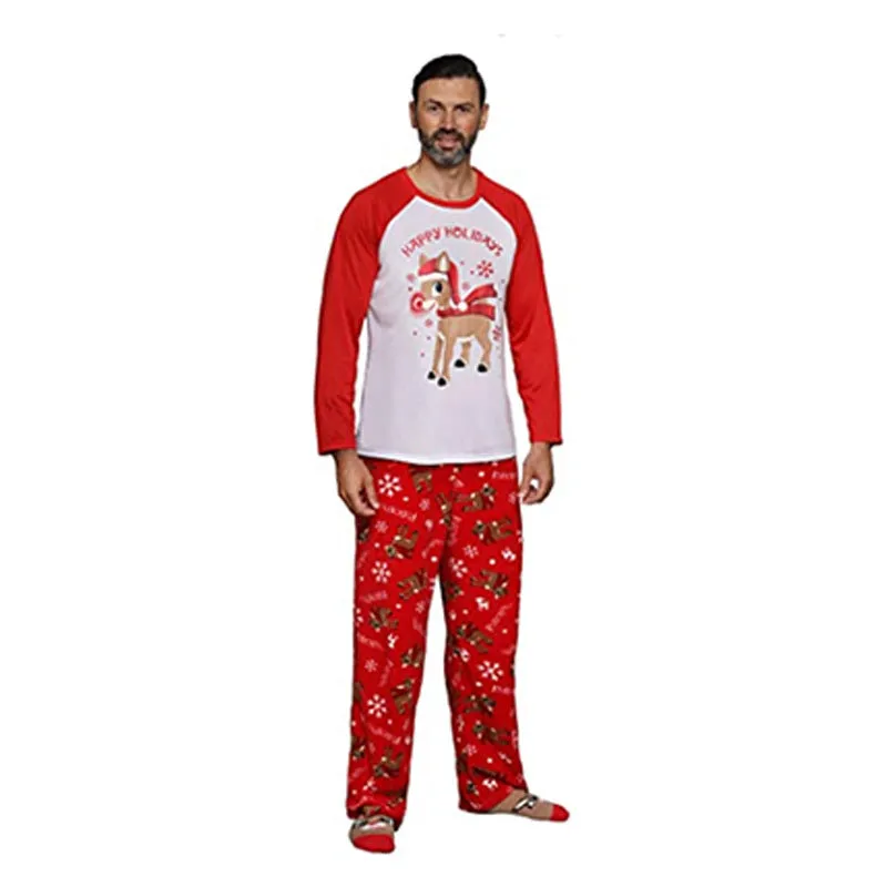 Christmas Family Suit Pajamas In Europe And America