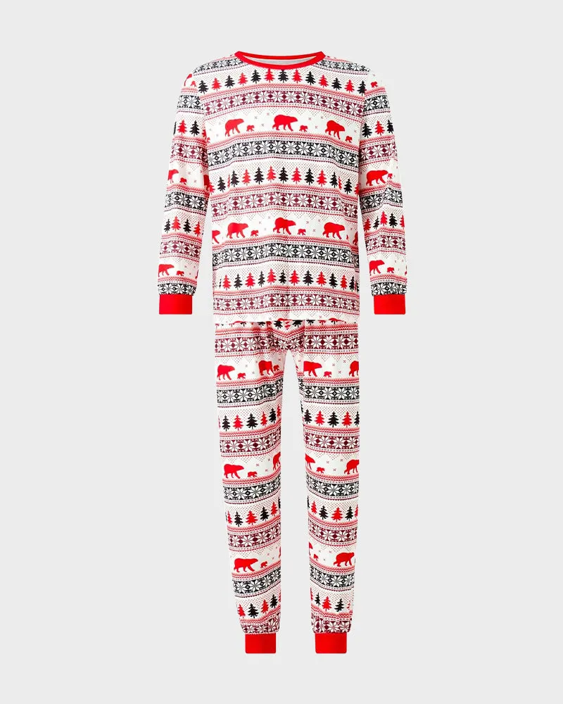 Christmas Pattern Family Matching Pajama Set