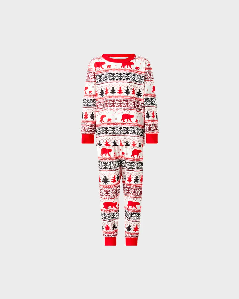 Christmas Pattern Family Matching Pajama Set