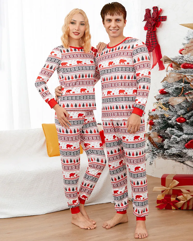 Christmas Pattern Family Matching Pajama Set