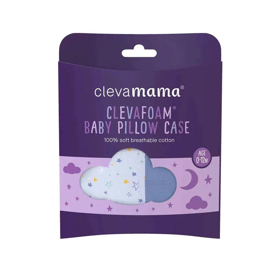 Clevamama ClevaFoam Baby Pillow Case (Blue)