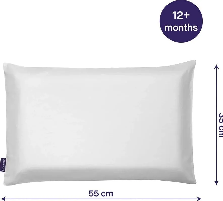 Clevamama ClevaFoam Toddler Pillow Case (White)