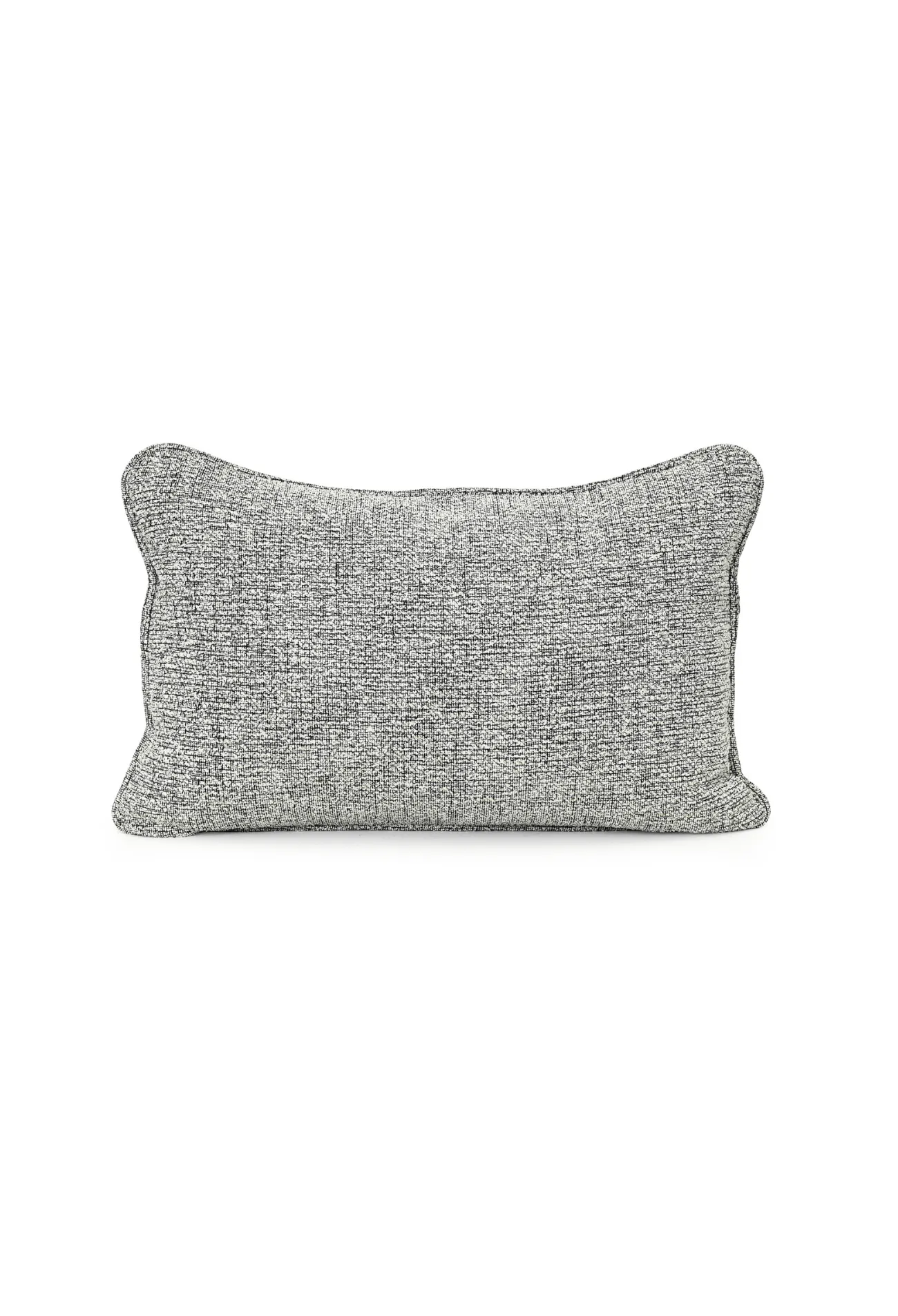 Coco Piped Cushion - Textured Grey