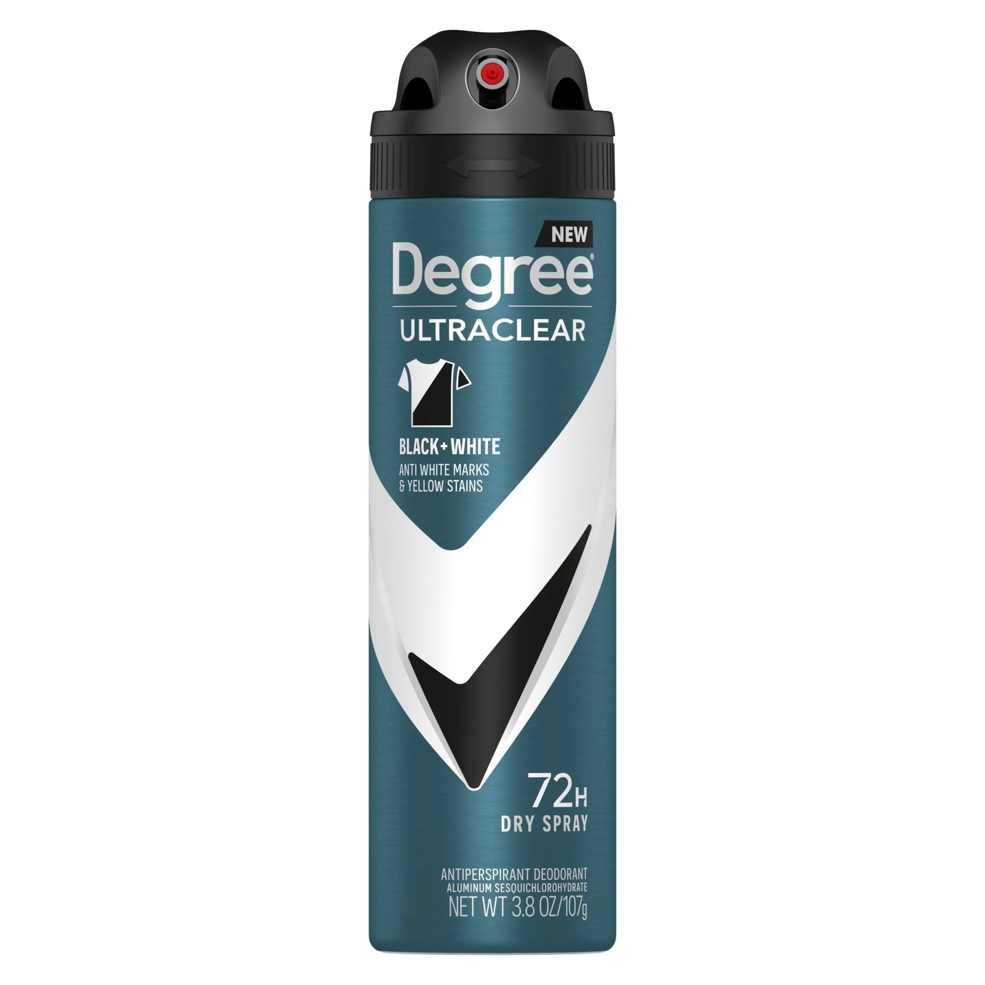 Degree Ultra Clear Long Lasting Men's Antiperspirant Deodorant Dry Spray, Woody, 3.8 oz