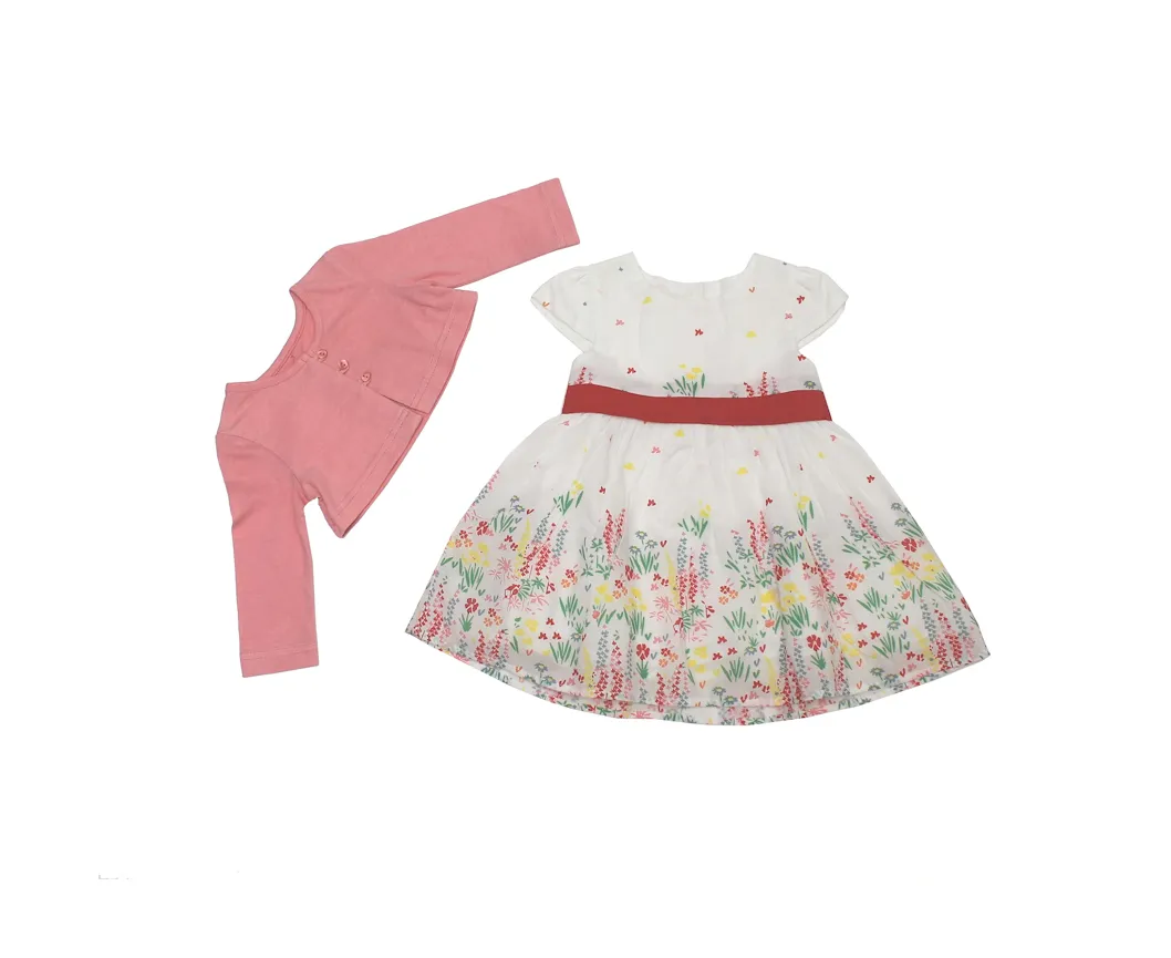 Dress And Bolero Set Floral (12-18mths)