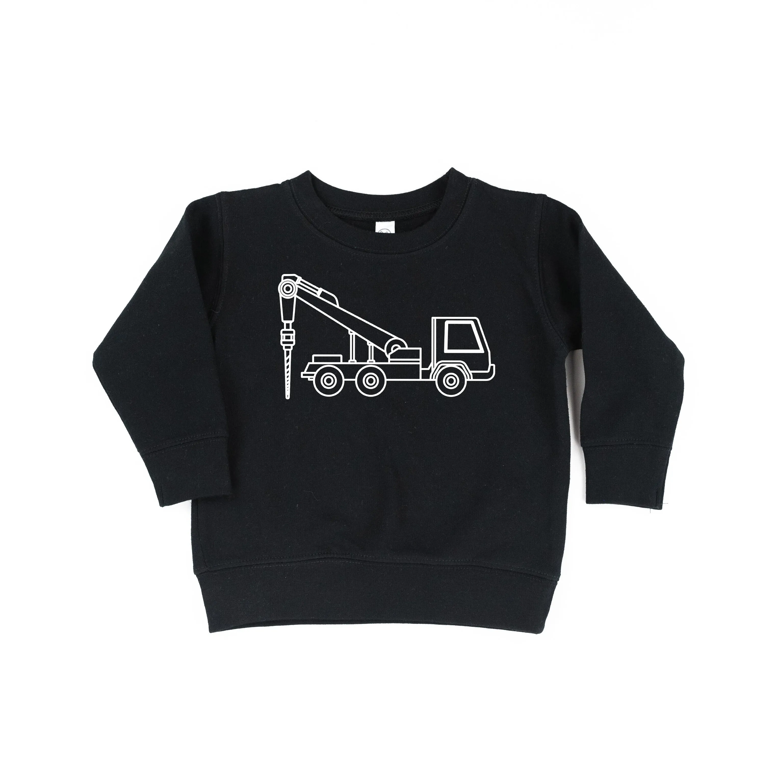 DRILLING TRUCK - Minimalist Design - Child Sweater