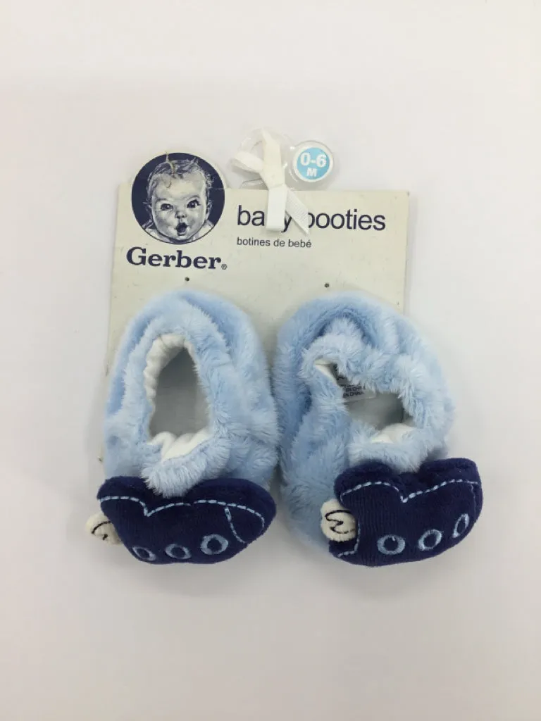 Gerber Child Size 1 Toddler Blue Slippers