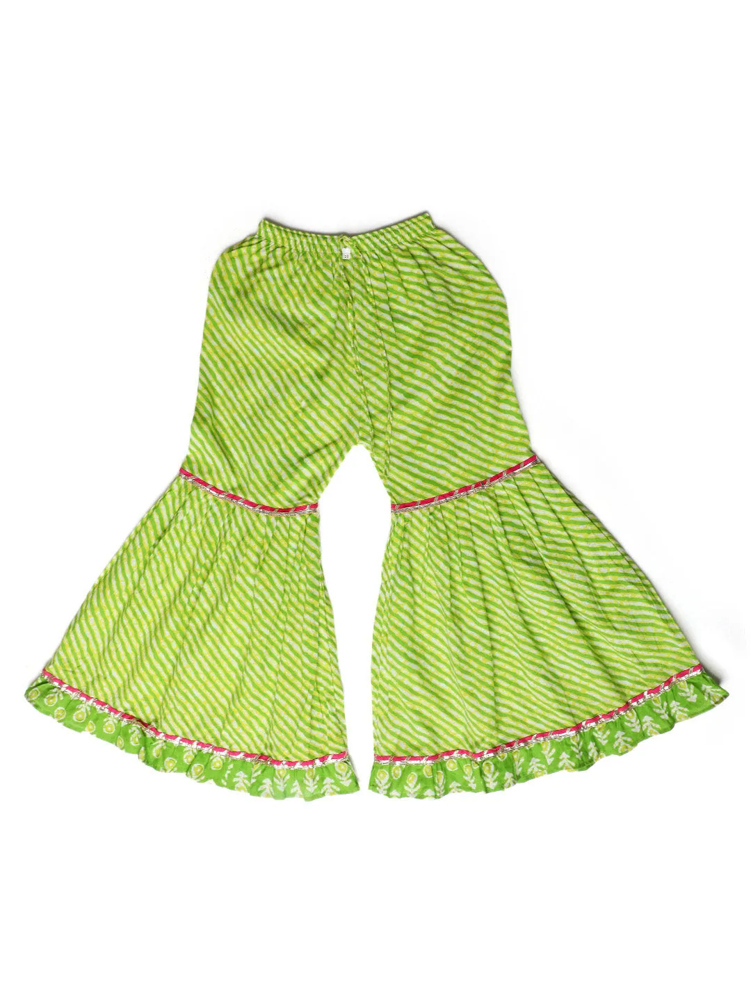 Girl's Pari Peplum Sharara set With Dupatta - KID1 Girls