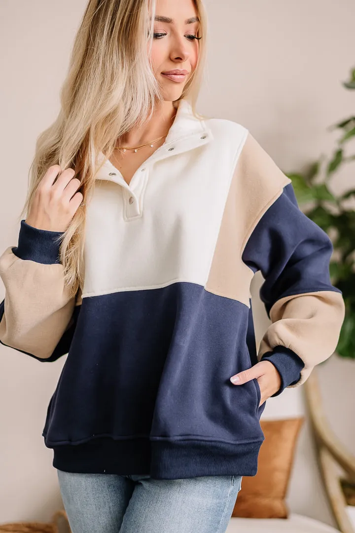 Glo Colorblock Pullover