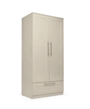 Hampden Wardrobe - Pebble Grey