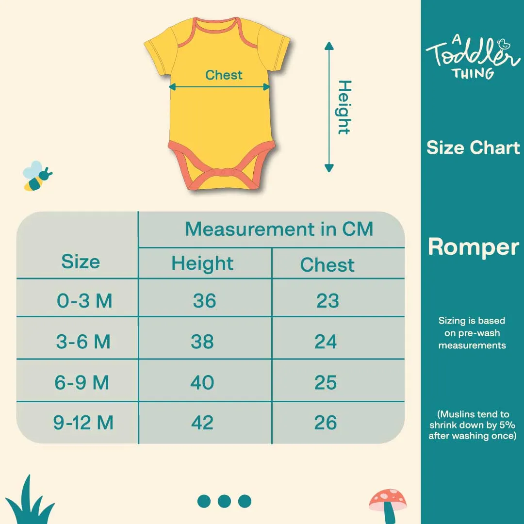 Hangin There - Cotton Romper for Babies