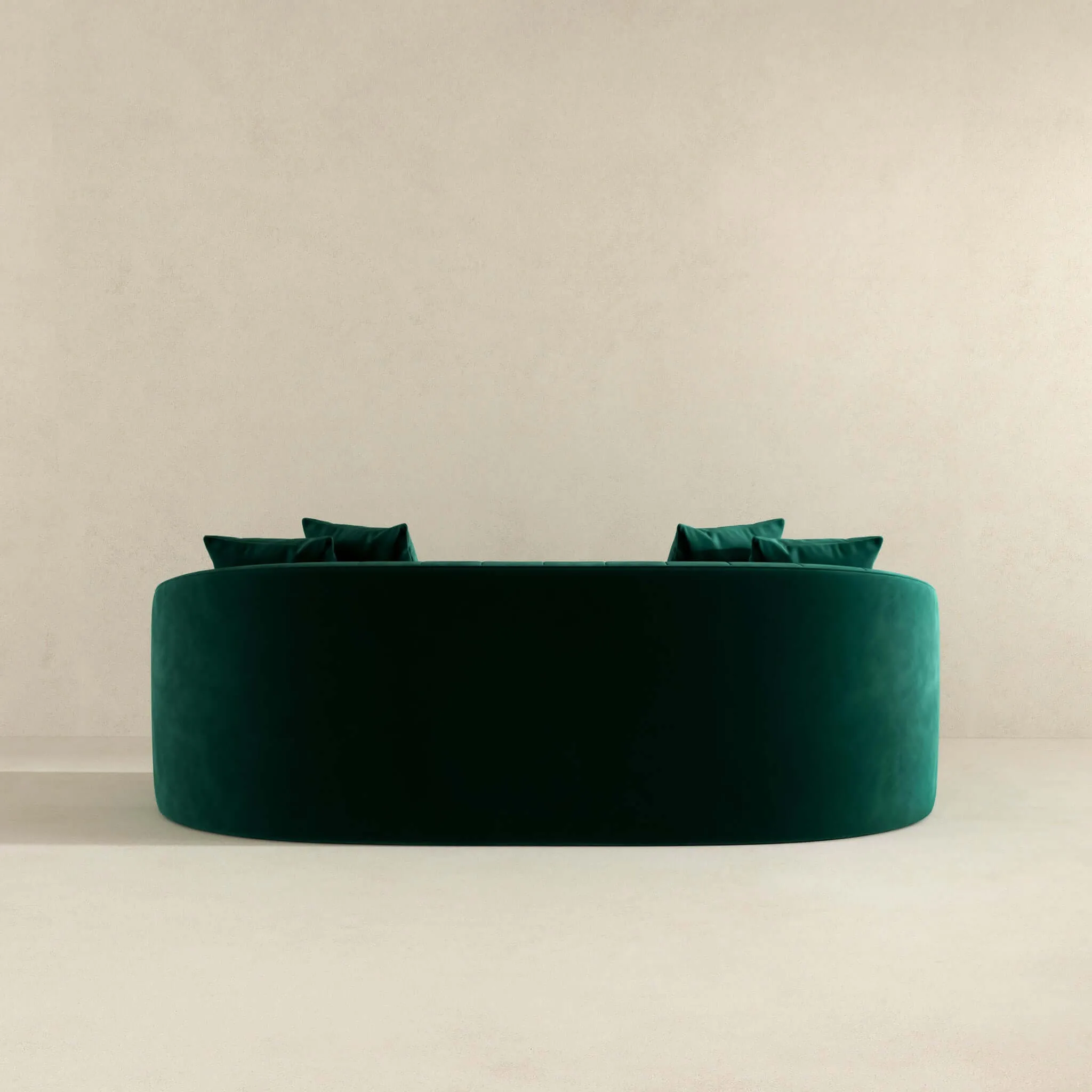 Kante  Green Velvet Sofa