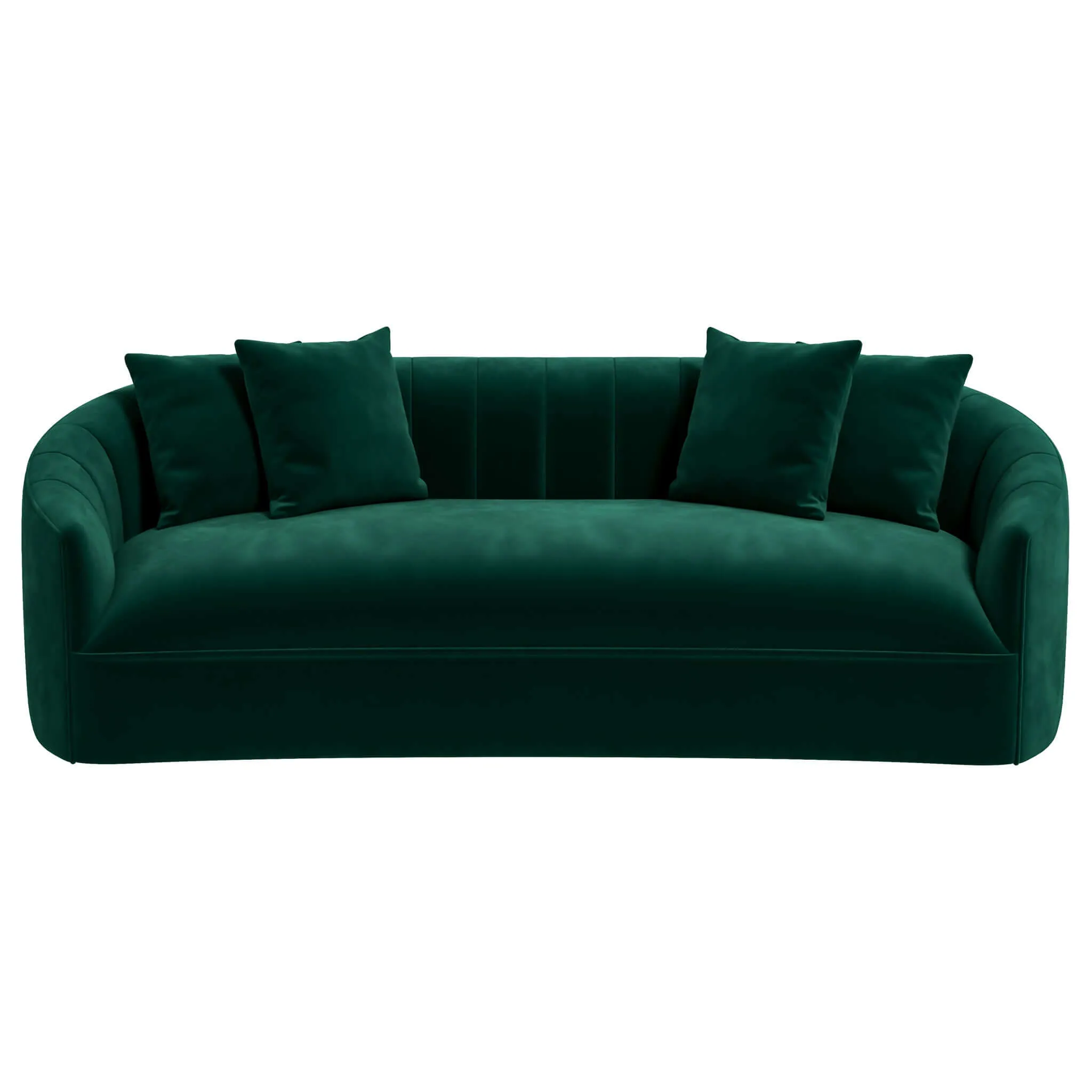 Kante  Green Velvet Sofa