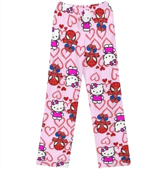 Kawaii Hello Kitty Plush Pajamas Pants