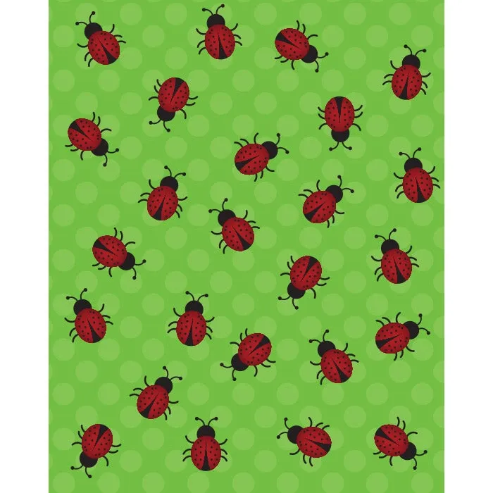 Ladybug Printed Backdrop