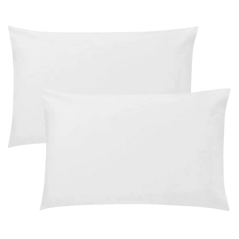 Living Textiles 2pk Jersey Cot Pillowcases - White