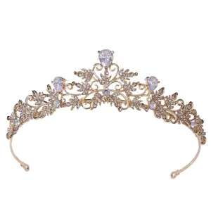 Luxe Cubic Zirconium Wedding Crown