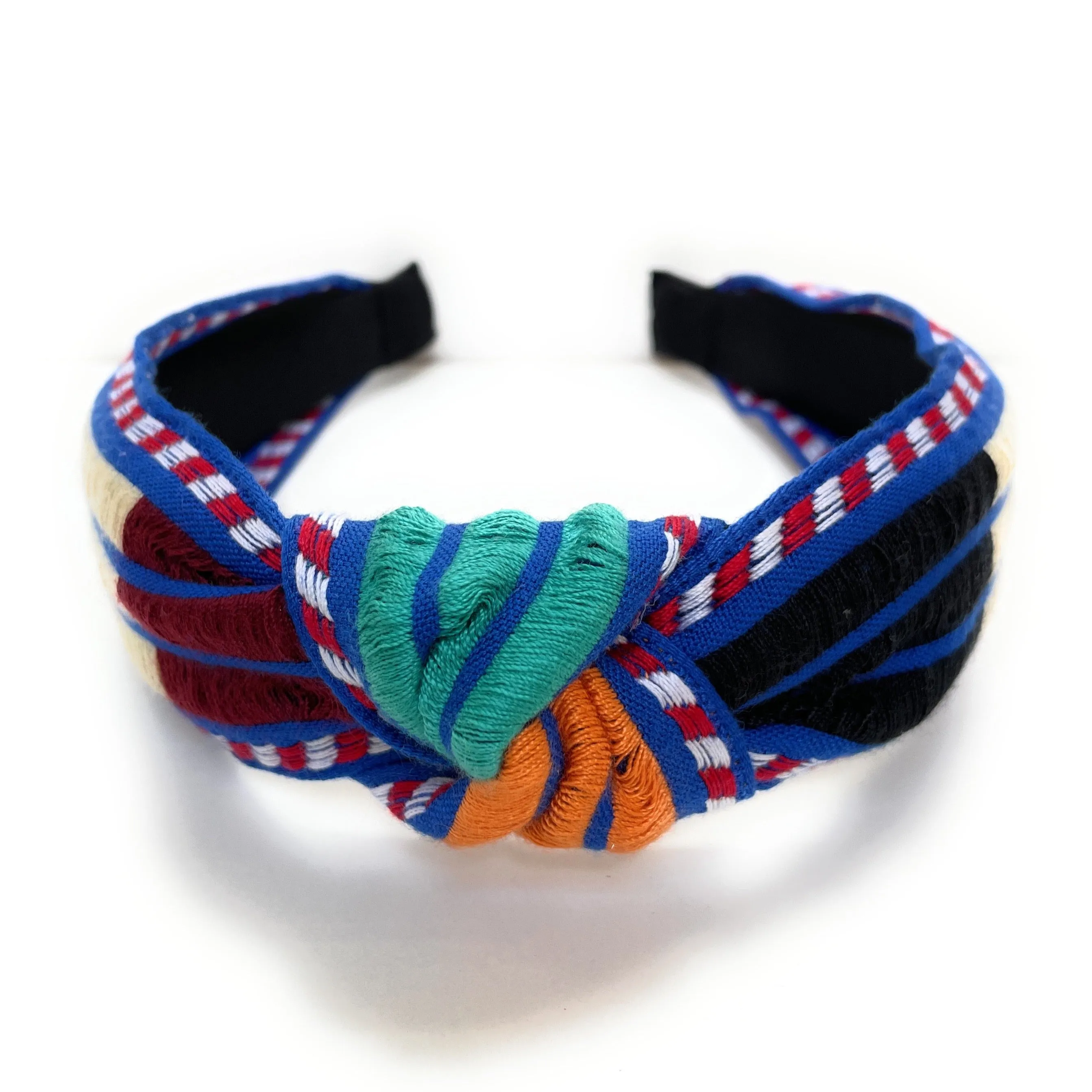 Mexico Embroidered Top Knot Headband