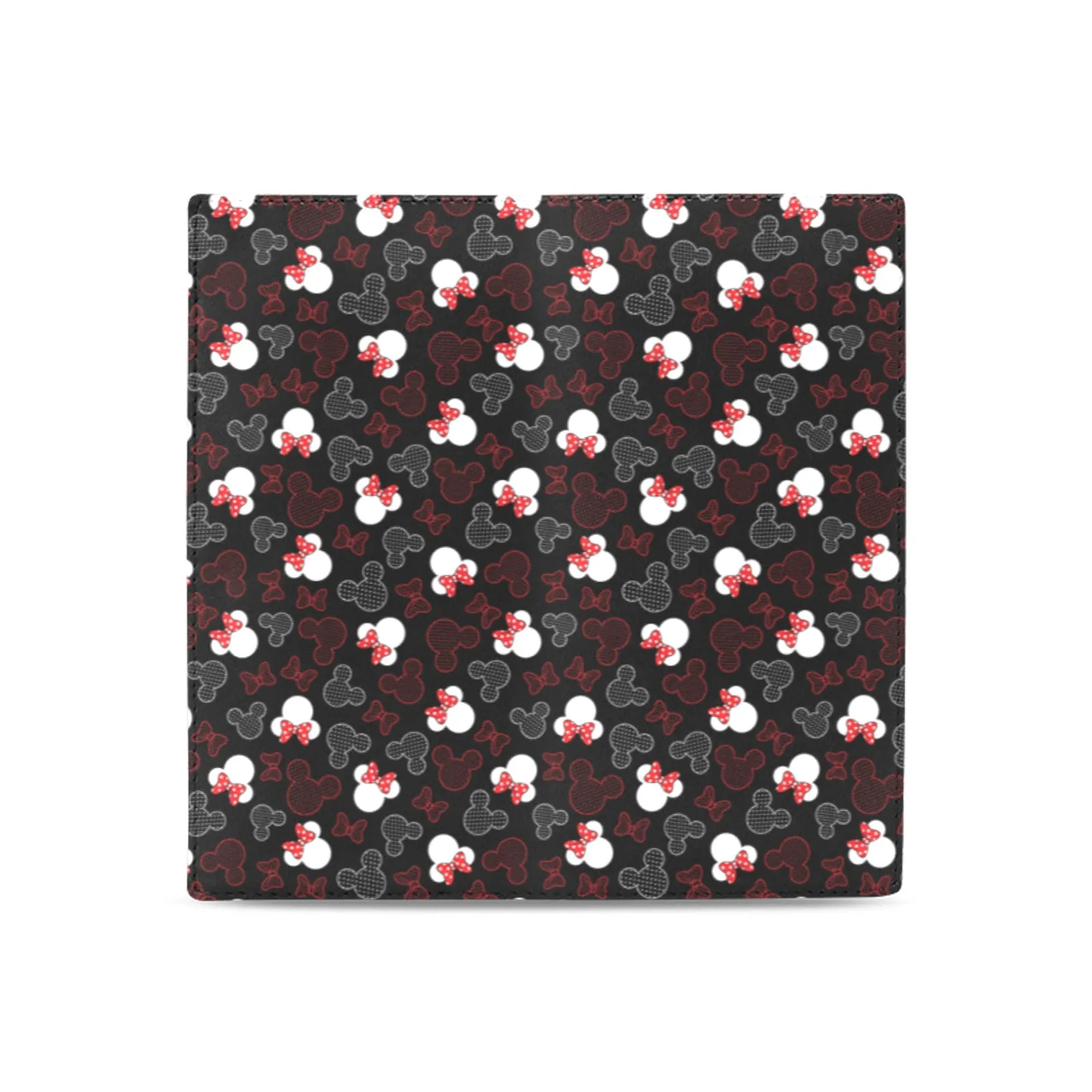 Mickey And Minnie Dots Women's Leather Wallet