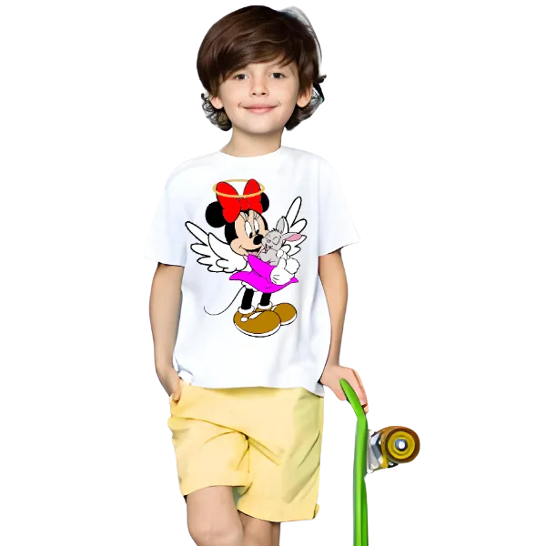 Mickey Mouse Printed T Shirt For Kids