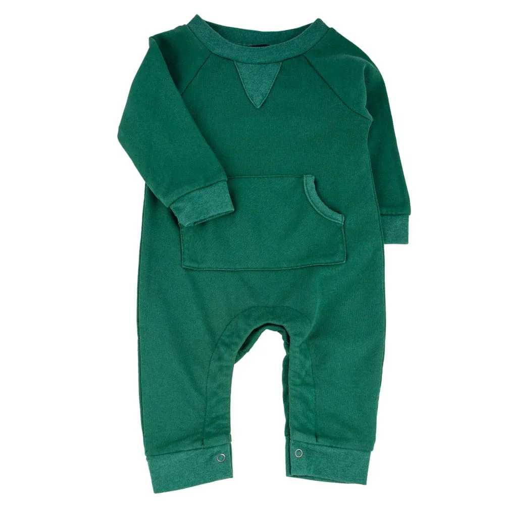 MIK Henry Romper in Rainforest Green